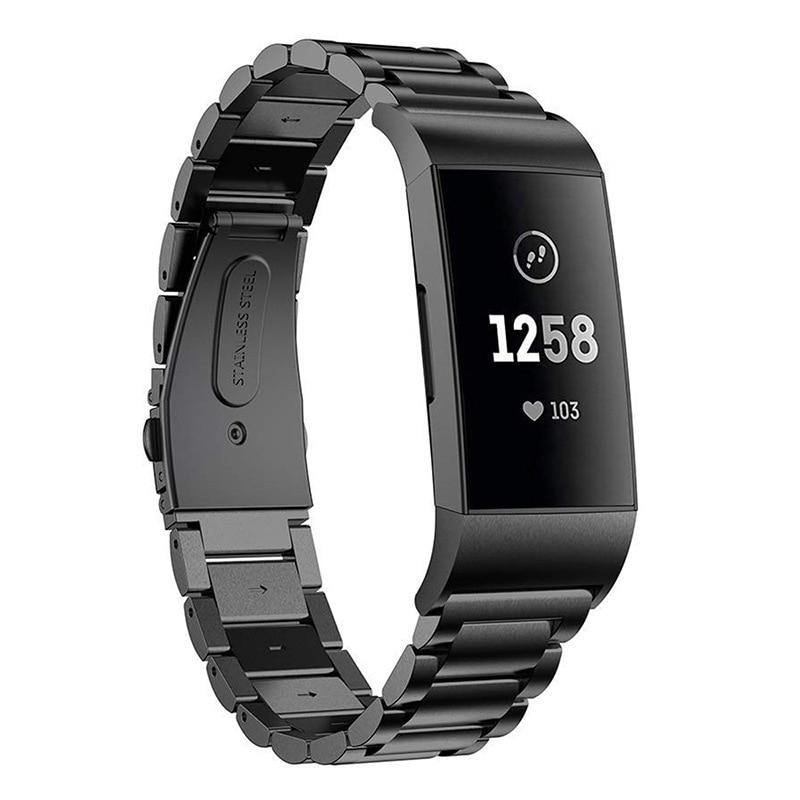 Metal Slingshot Band for Fitbit Charge 3 / 4