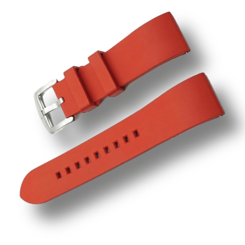 Premium-Grade Fluorine Rubber Quick-Release Watch Strap