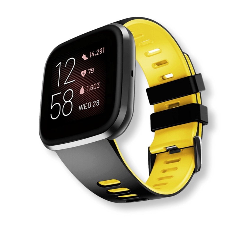 Dual Color Silicone Straps for Fitbit Versa / Versa 2 / Versa Lite