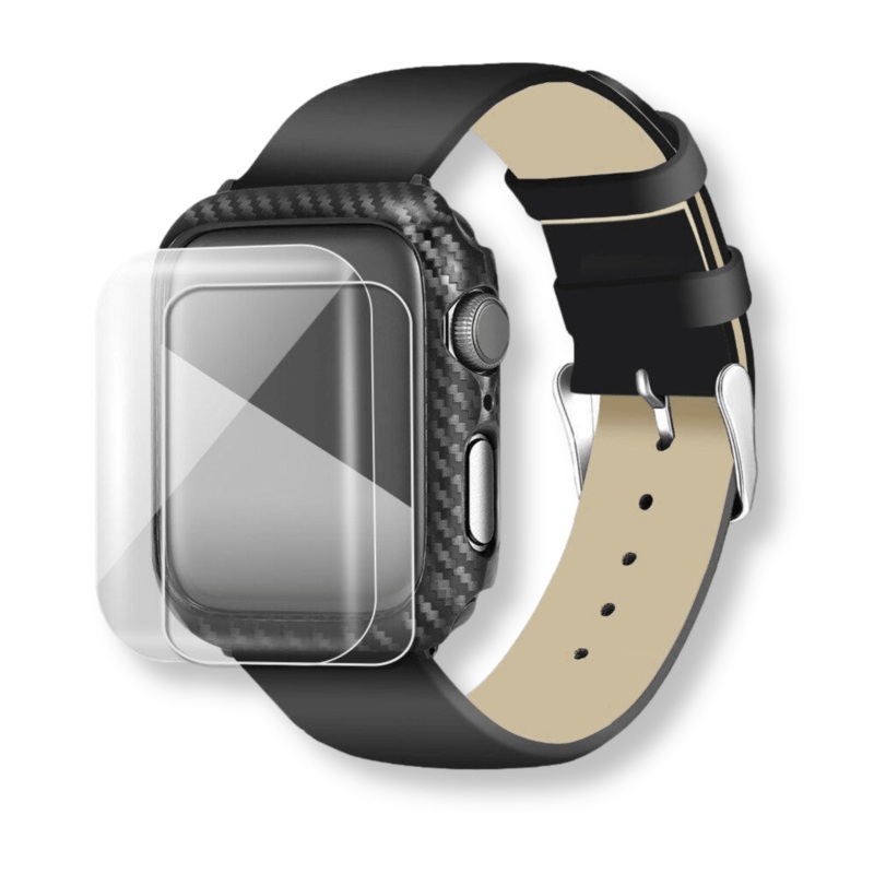 Cover Case and glass screen For Apple Watch