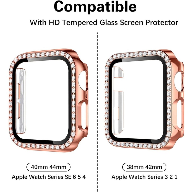 Crystal Diamond Apple Watch Case