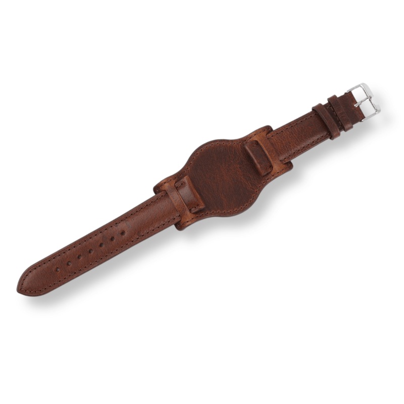 Gloss Genuine Leather Bund Strap