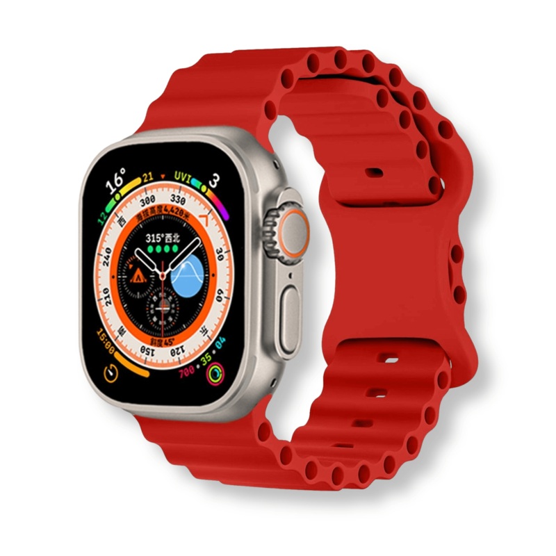 Silicone Ocean strap For Apple Watch