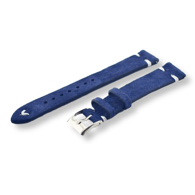 Soft Calf Genuine Suede Leather Watch Strap