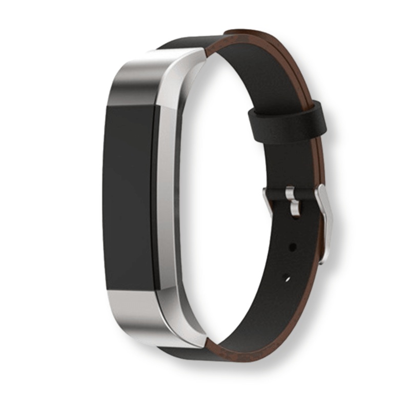 Double Tour Genuine Leather Watch Band for Fitbit Alta
