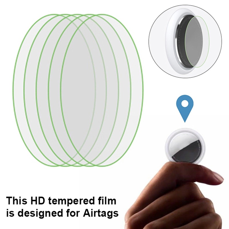 Ultra-Thin Clear Screen Protector for Apple Airtags 10pc