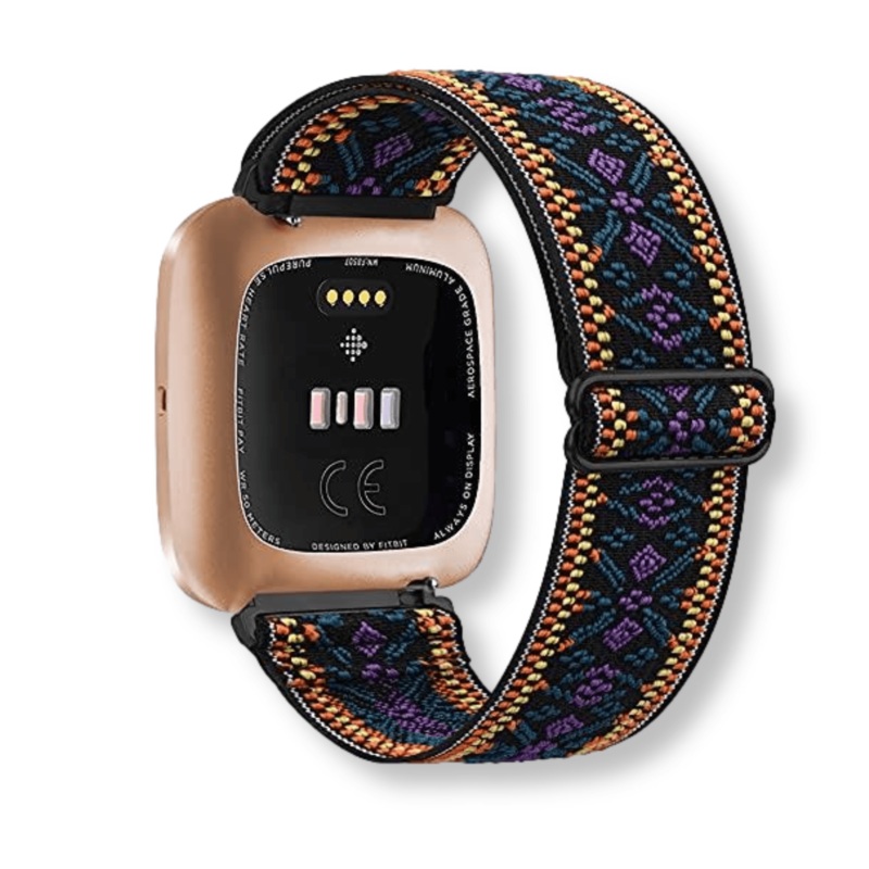 Elastic Woven Loop Strap for Fitbit Versa Lite / 2 / 3 / Sense