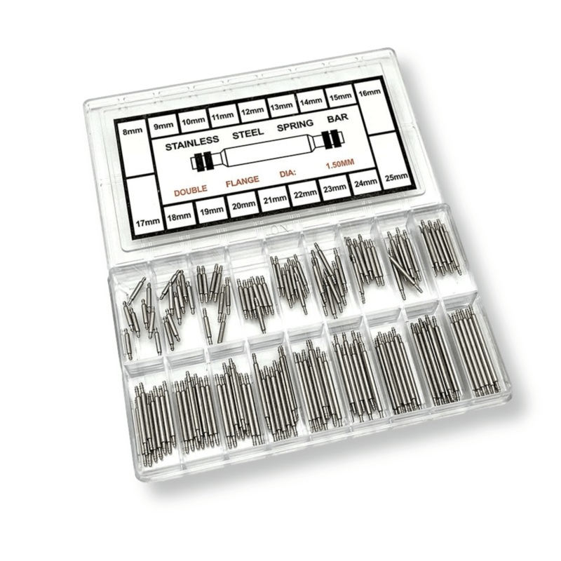 360pcs Stainless Steel Metal Watch Spring Bar Set 360pcs  8mm-25mm