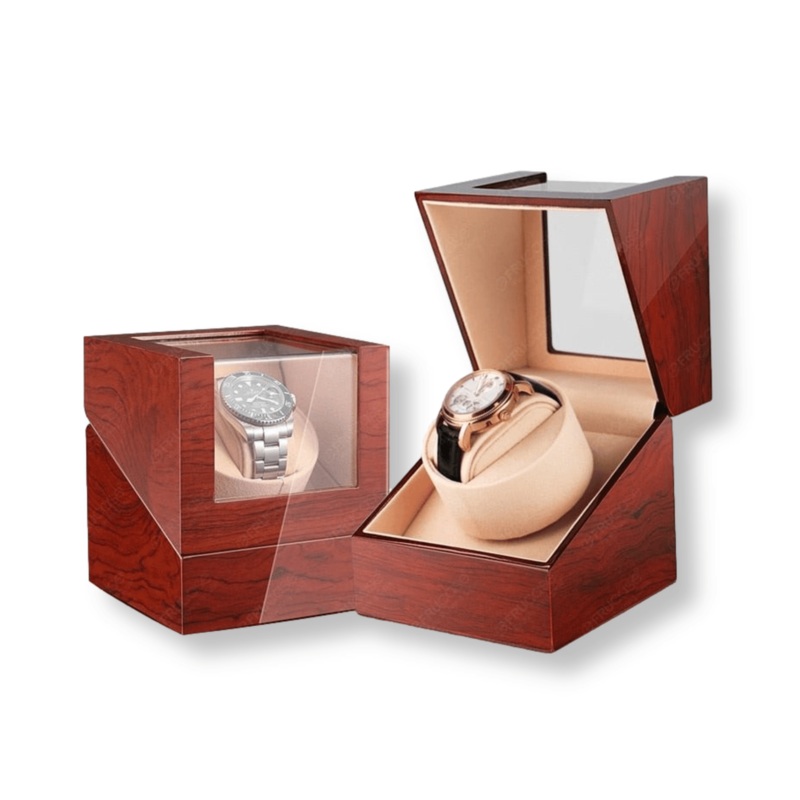 USB Powered Wooden Watch Winder for Automatic Watches M110-011