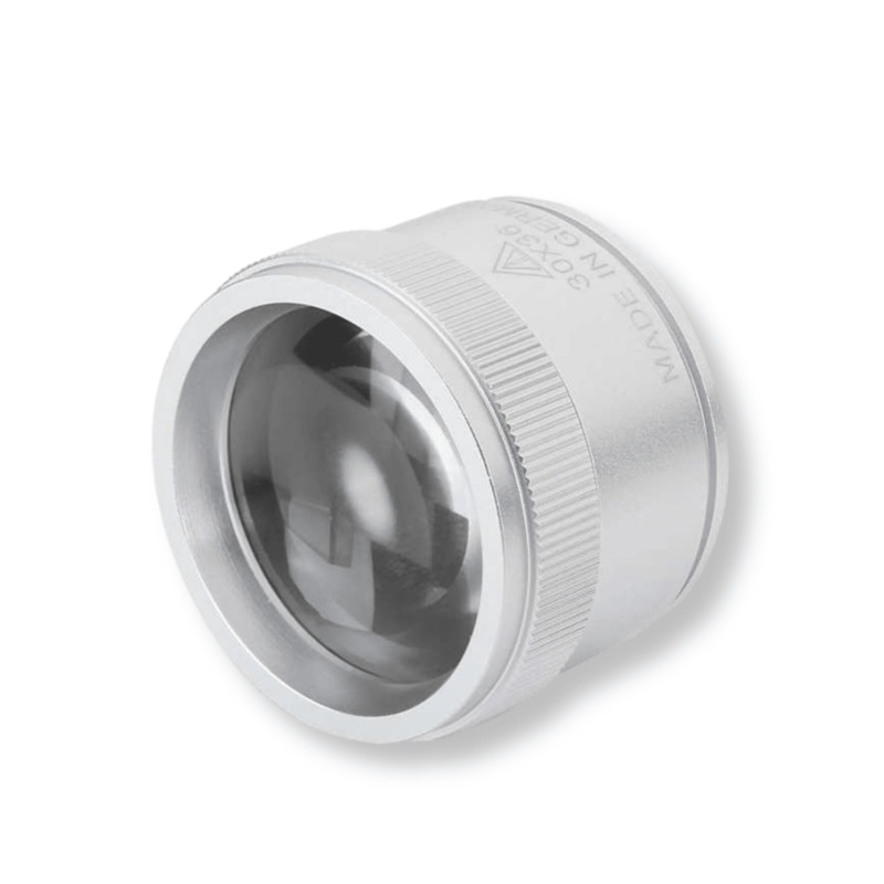 36mm Mini Pocket Magnifying Glass Blue