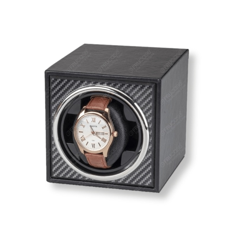 Basic PU Watch Winder for Automatic Watches Black