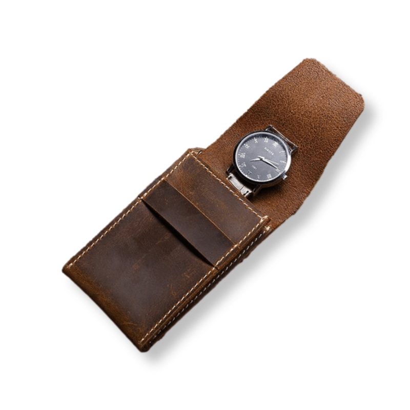 Cow Leather 1-Slot Watch Box
