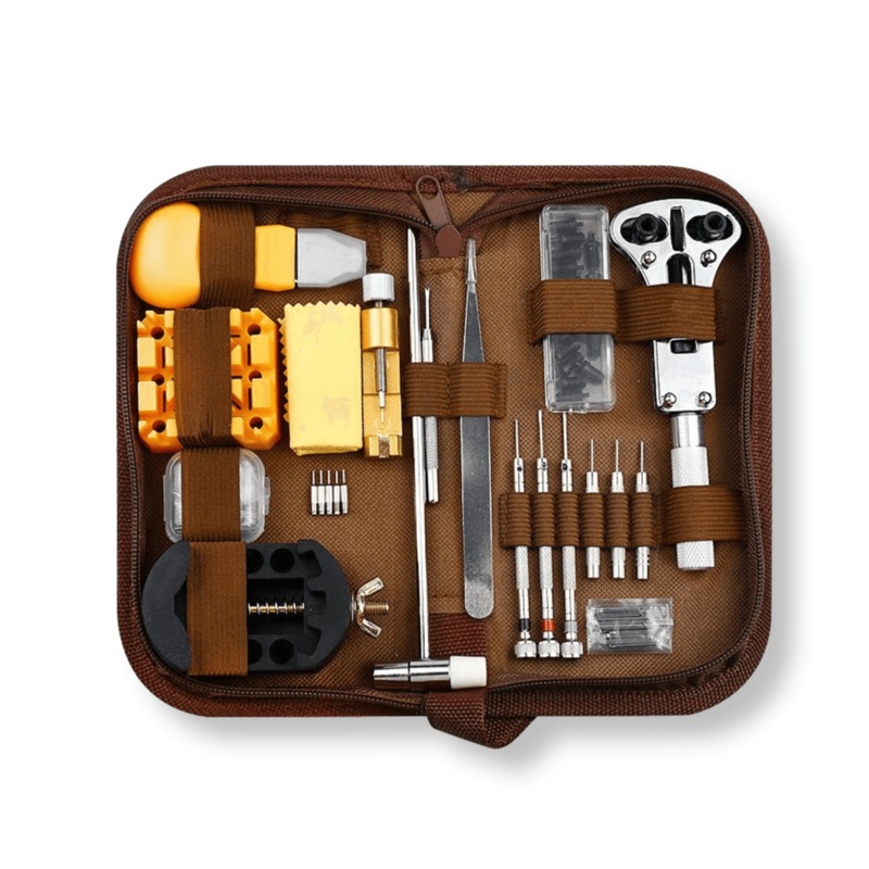 Watchmaker and Watch Repair Tool Kit 212pcs