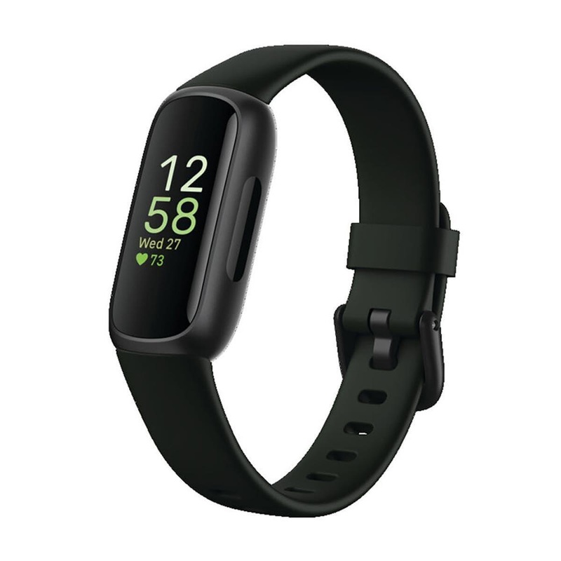 Fitbit Inspire 3 Health & Fitness Tracker – Midnight Zen/Black (S & L Bands) Black/Midnight Zen