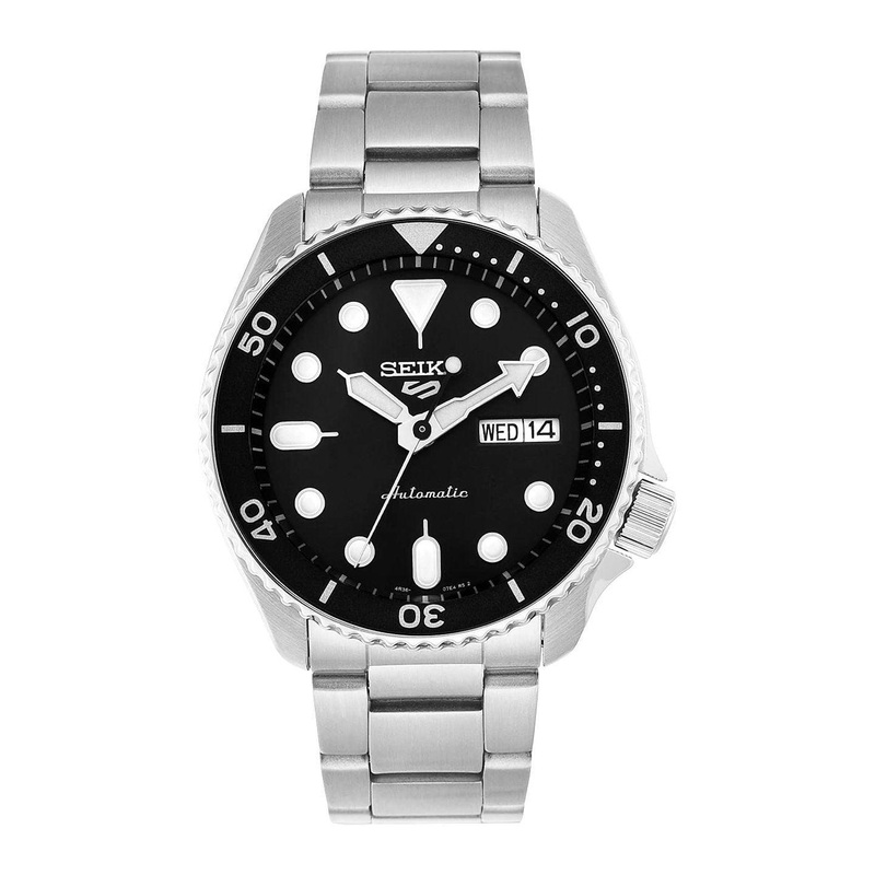 Seiko Men’s 5 Sports Automatic Watch Black