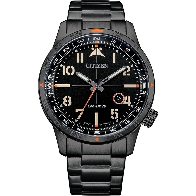 Citizen Eco-Drive Weekender Avion Field Watch – Black IP (Model: BM7555-59E)
