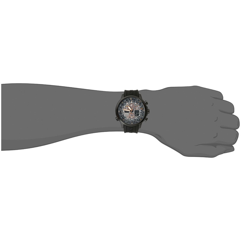 Citizen Promaster Navihawk Eco-Drive Pilot Watch – Black Rubber Strap (Model: JY8035-04E)