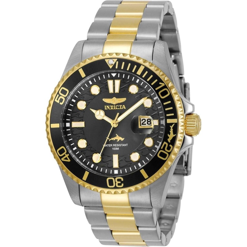 Invicta Men’s Pro Diver Quartz Watch, Two Tone, 22mm (Model: 30023)