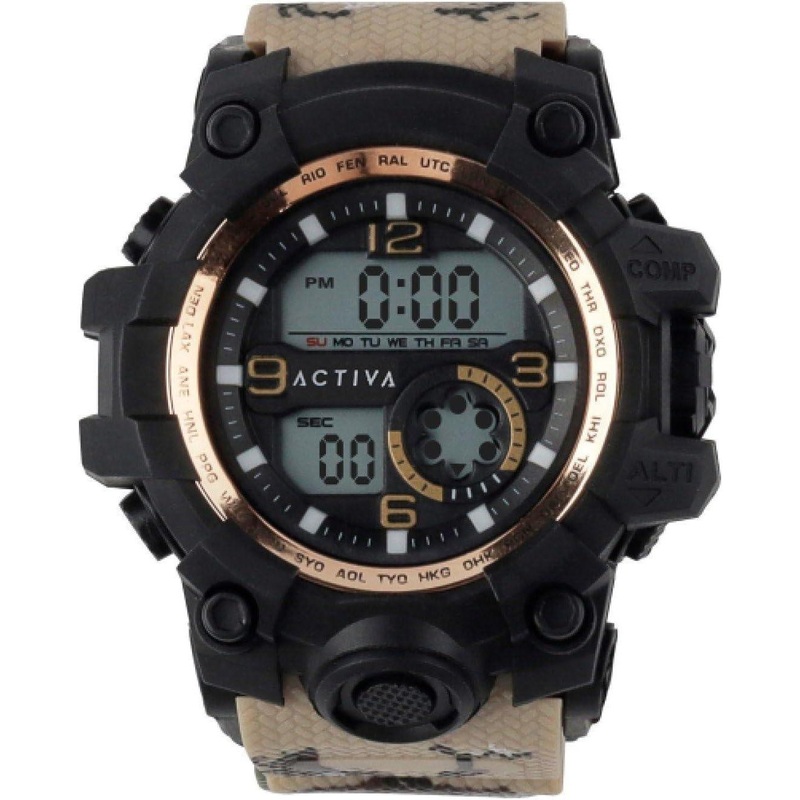 Invicta Men’s Tan Digital Shock Watch
