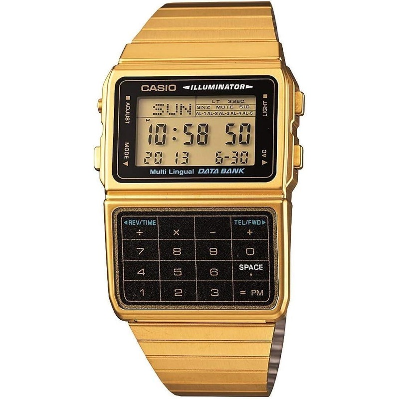 Casio DBC611G-1D Men’s Gold Tone Calculator Watch