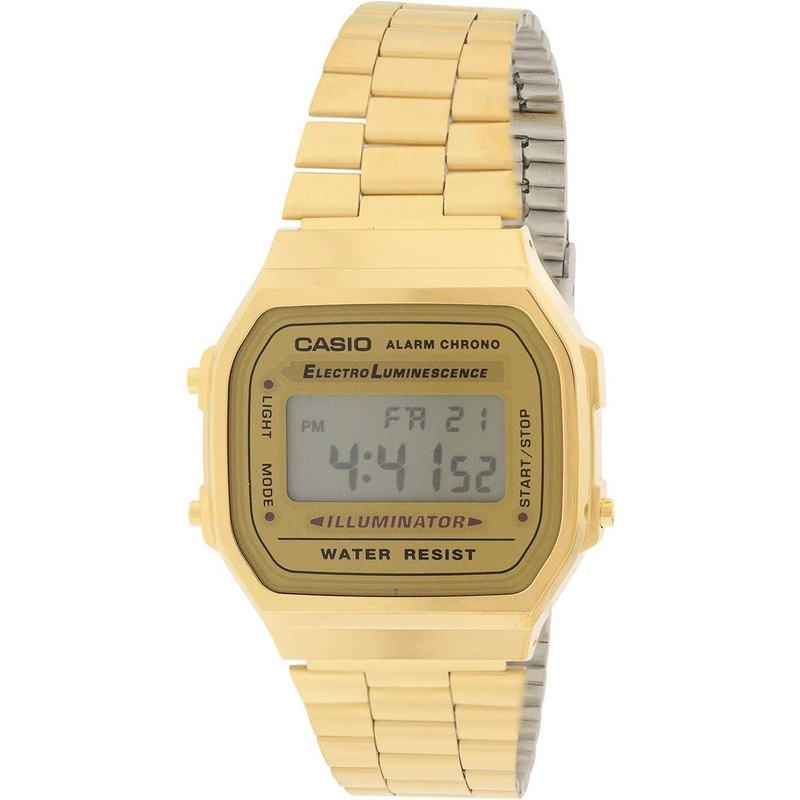 Classic Casio A168WG-9 Men’s Gold Vintage Watch