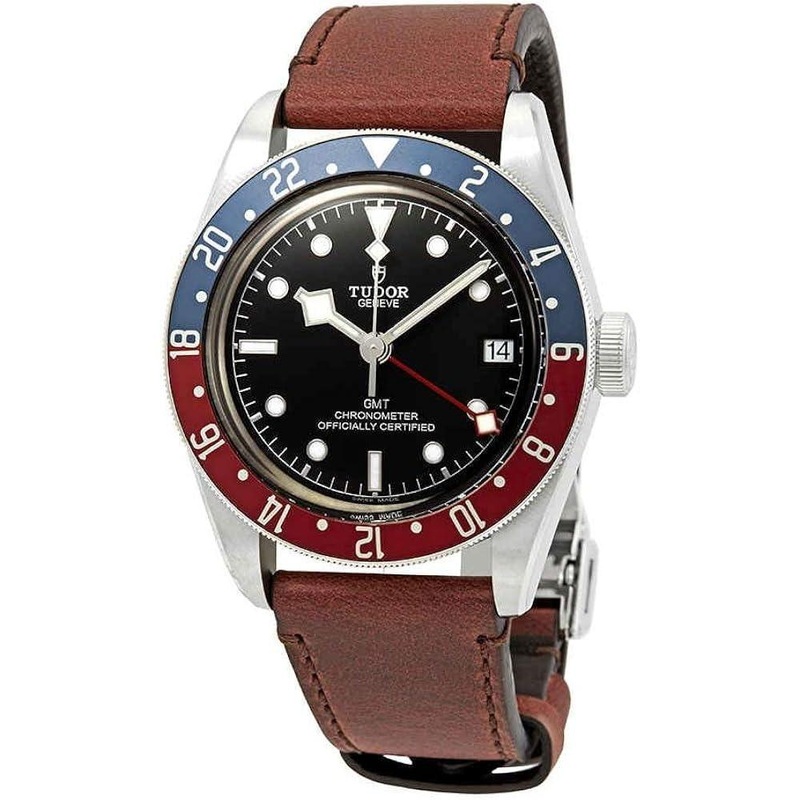 Tudor Black Bay Automatic Black Dial GMT Pepsi Bezel Men’s Watch 79830RB-0002