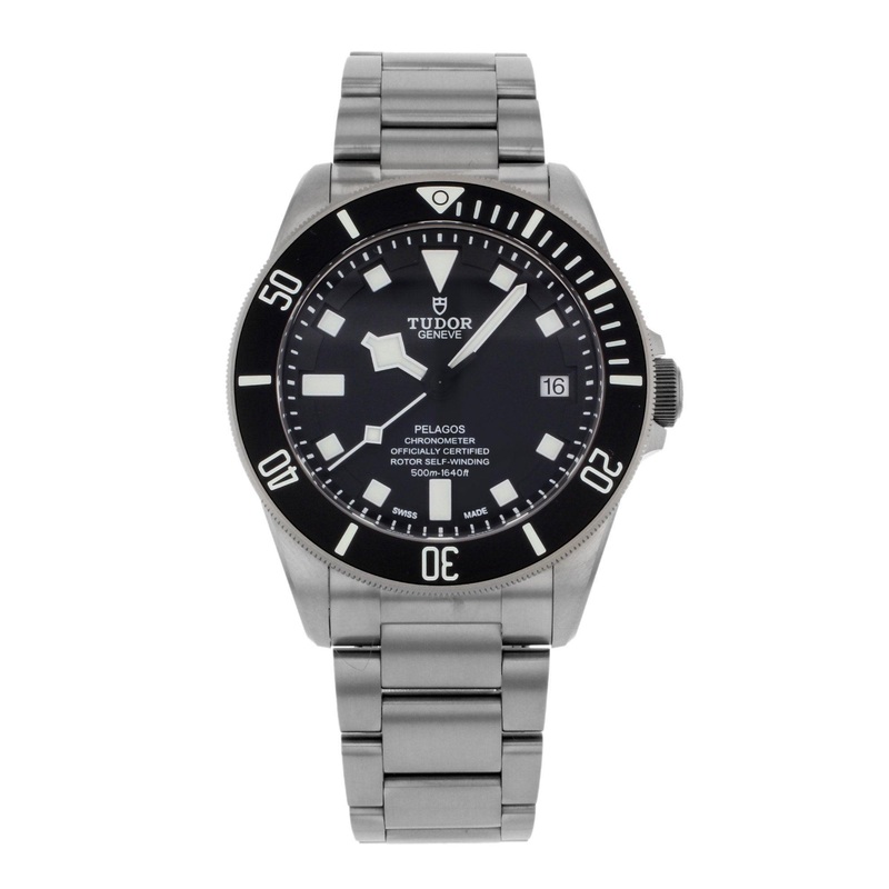 Tudor Pelagos Chronometer Black Dial Titanium Men’s Watch M25600TN-0001