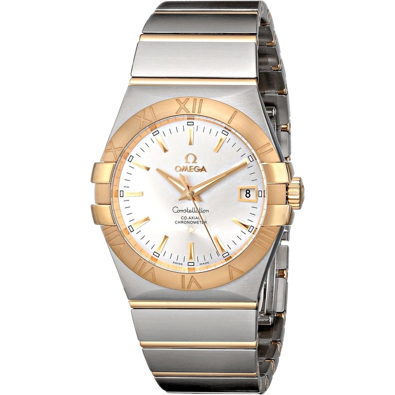 Omega Men’s 123.20.35.20.02.002 Silver Dial Constellation Watch