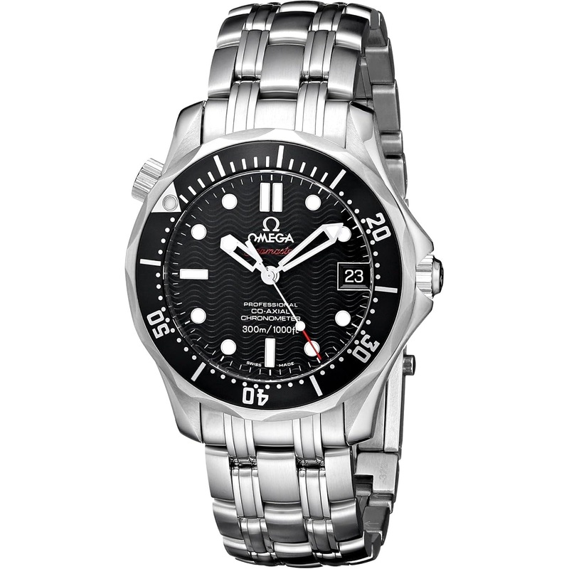 Omega Men’s 212.30.36.20.01.001 Seamaster 300M Chrono Diver Black Dial Watch