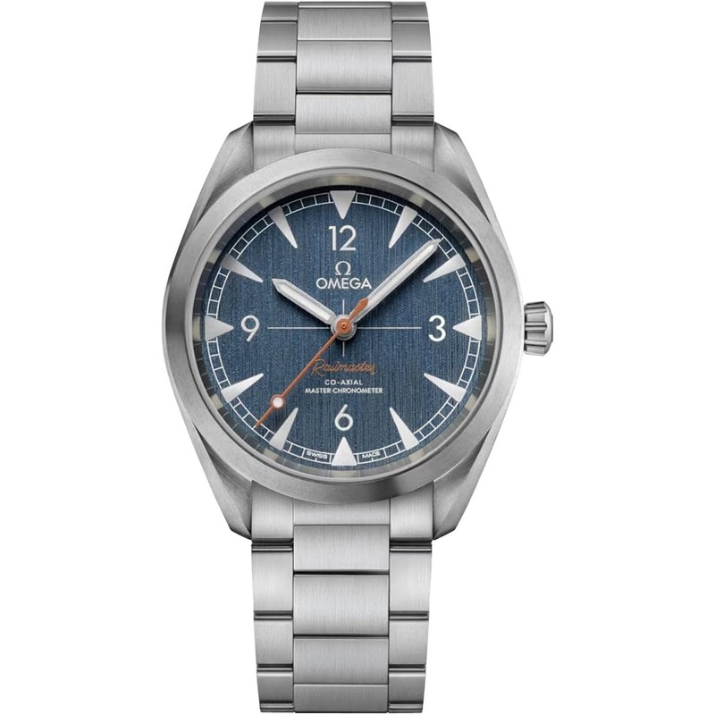 Omega Seamaster Railmaster Automatic Chronometer Blue Dial Men’s Watch 220.10.40.20.03.001