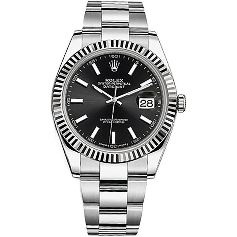 Rolex Datejust 41 Black Dial Stainless Steel Automatic Men’s Watch 126334BKSO