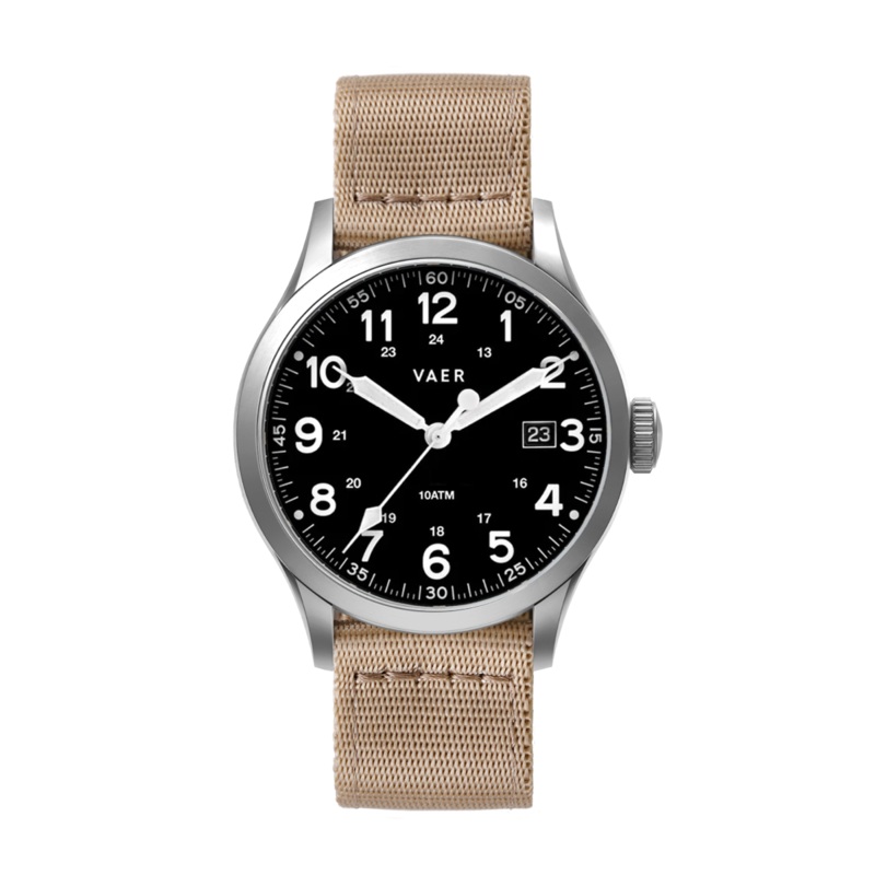 S5 Calendar Field Black – 40mm Quartz