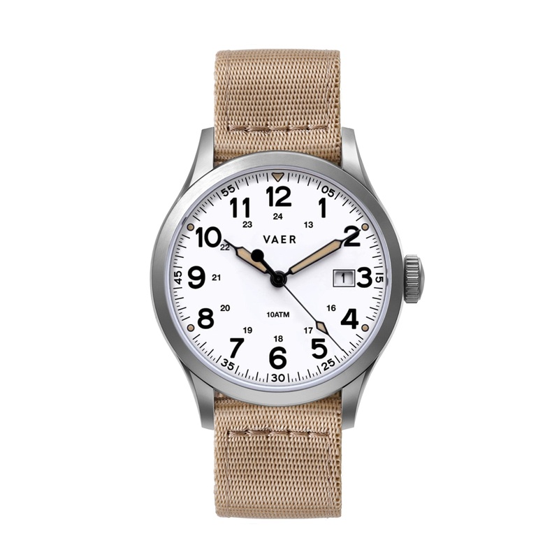 S5 Calendar Field White – 40mm Quartz