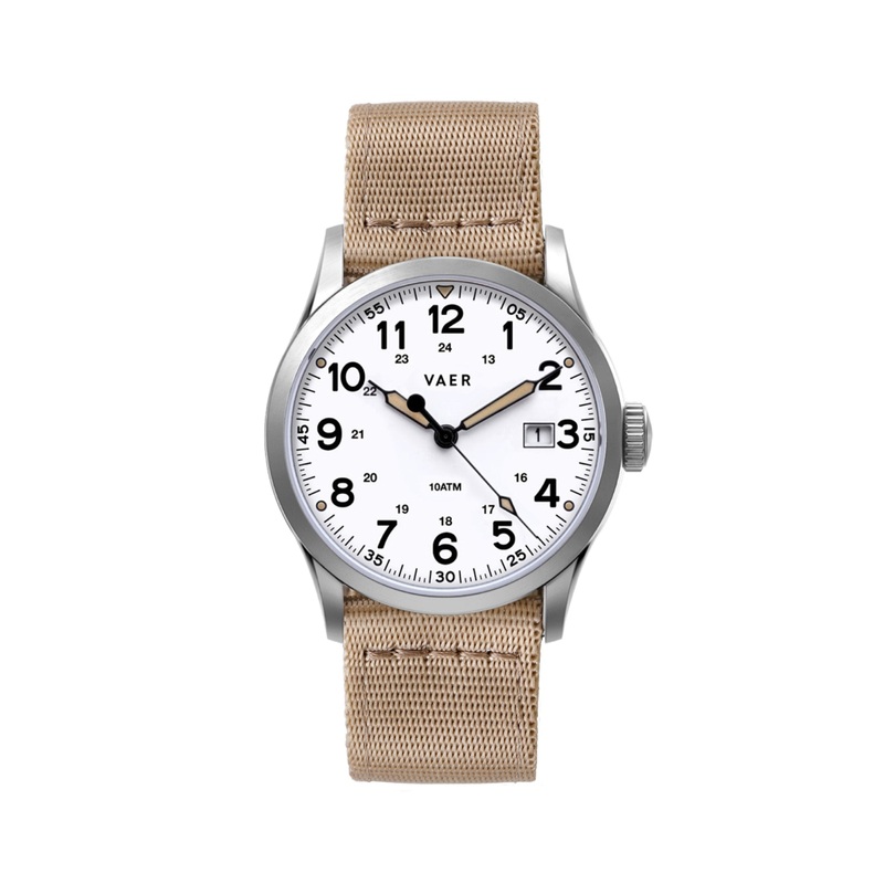 S3 Calendar Field White – 36mm Quartz