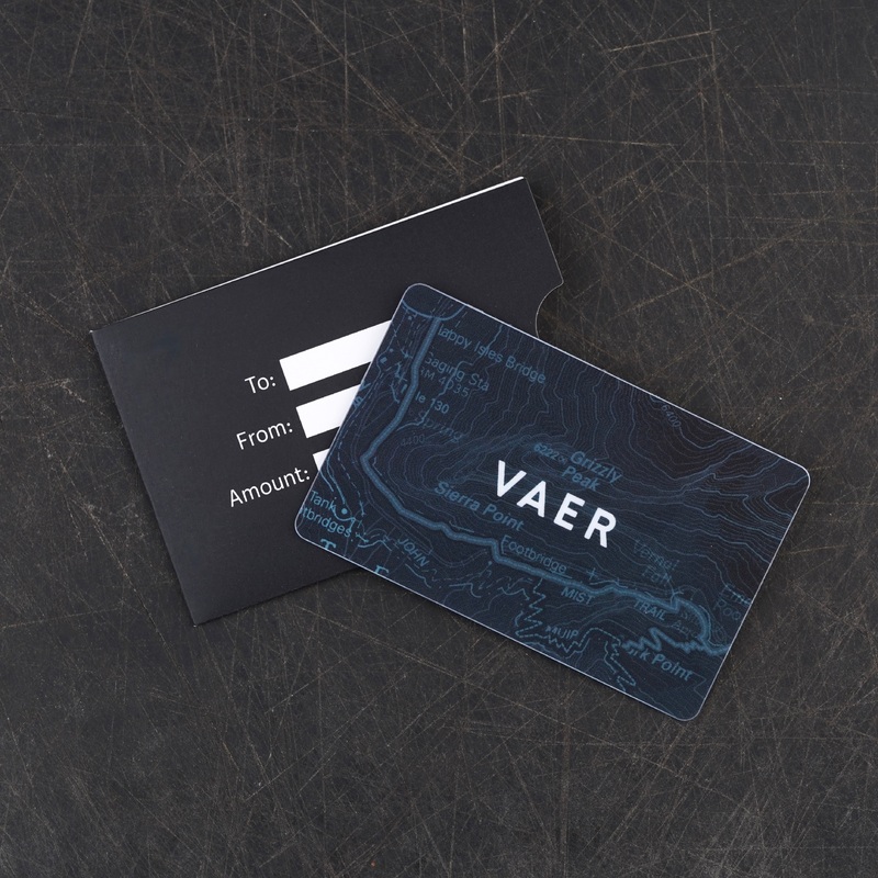 Vaer Physical Gift Card