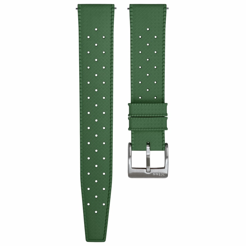 Green Tropical Rubber Strap