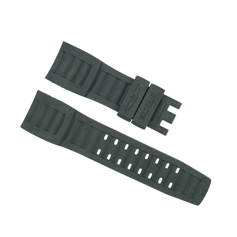 28mm Black Rubber Strap For Invicta Pro Diver Black