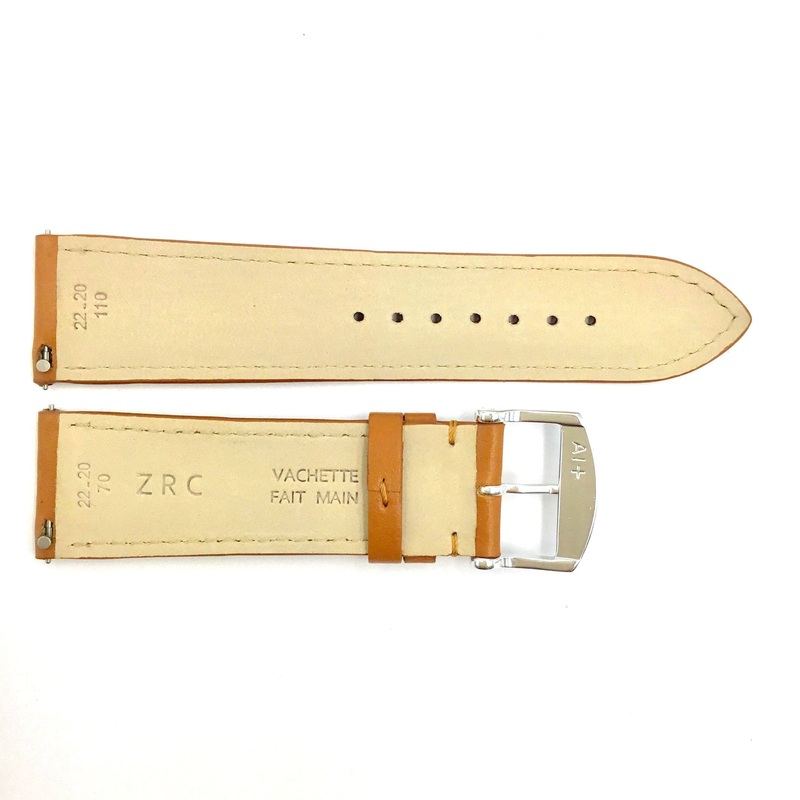 ZRC 301 Tan Genuine Leather 16mm-22mm Watch Band