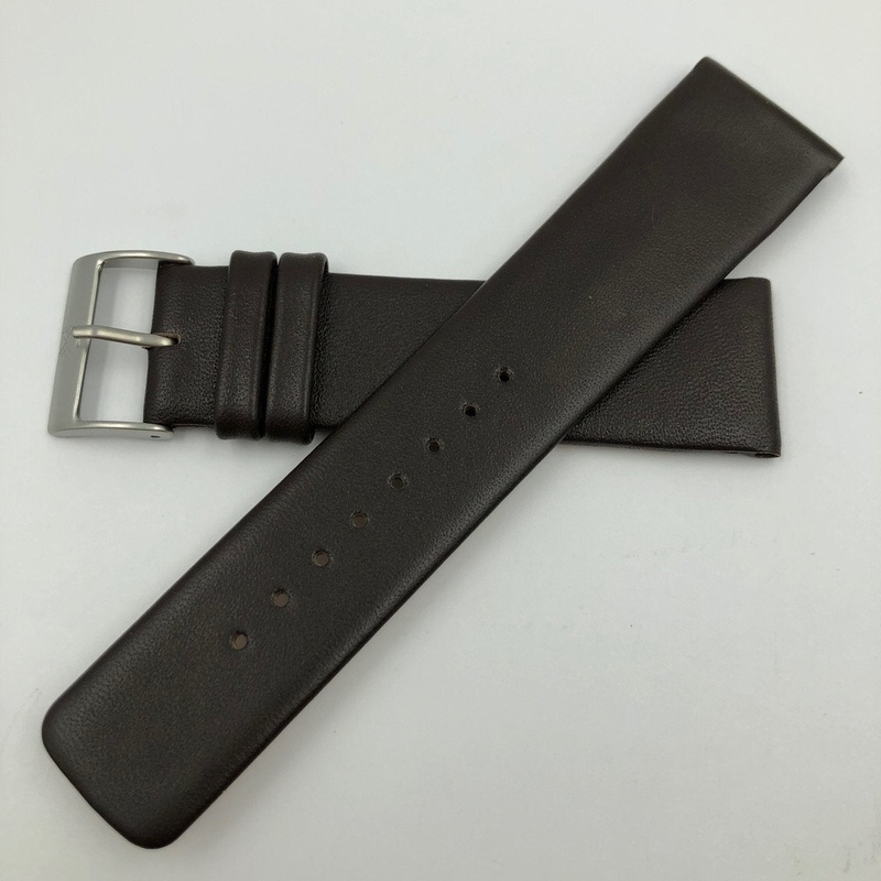 SKAGEN 958XLSL BLACK 22MM LEATHER WATCH STRAP