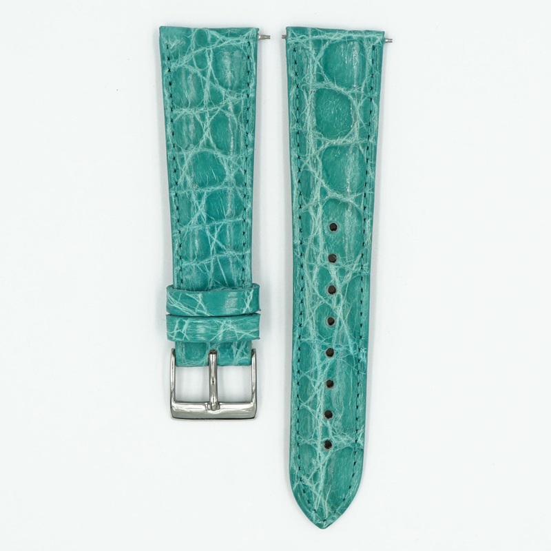 Womens Crocodile Watch Strap – Turquoise
