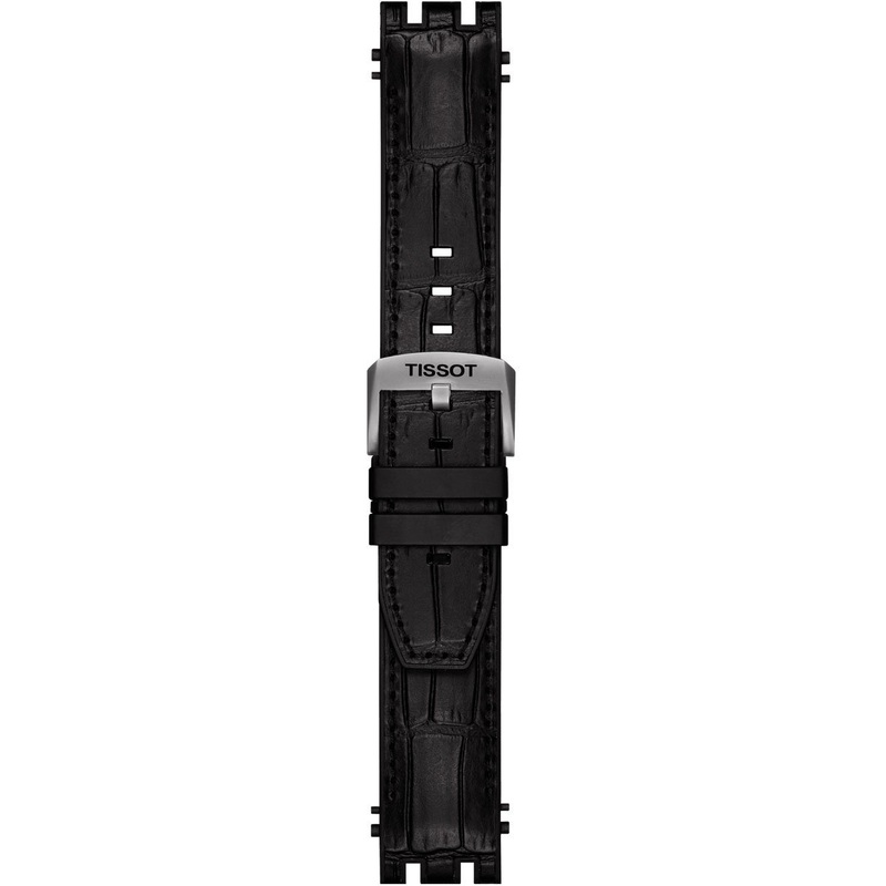TISSOT T-RACE AUTOMATIC BLACK RUBBER STRAP Black
