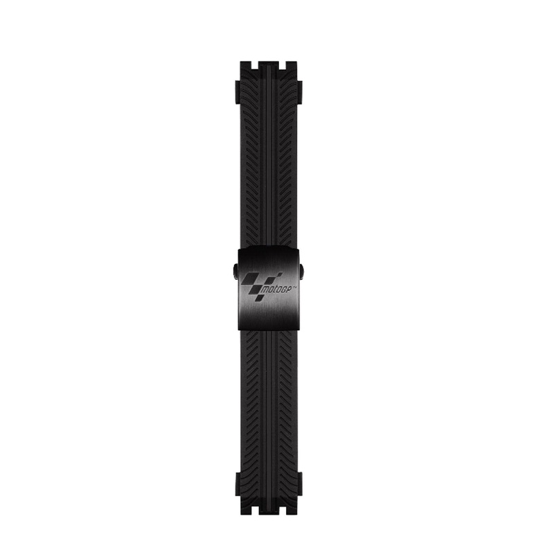 Tissot Black Rubber Watch Strap 20mm  T600013367 Black