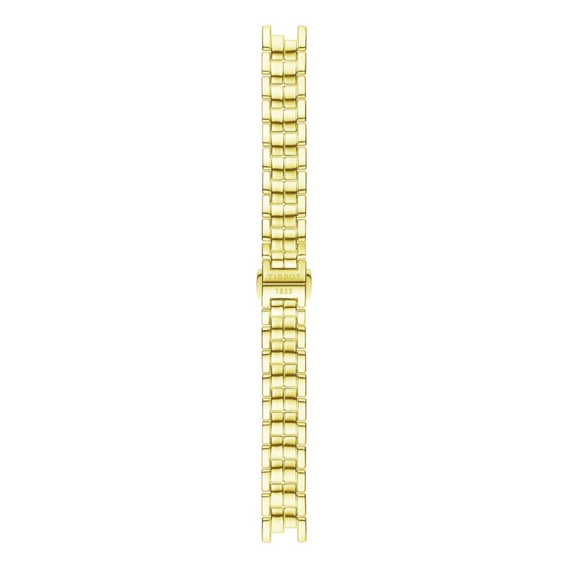 Tissot Flamingo Gold Coated Steel Bracelet Gold Tone