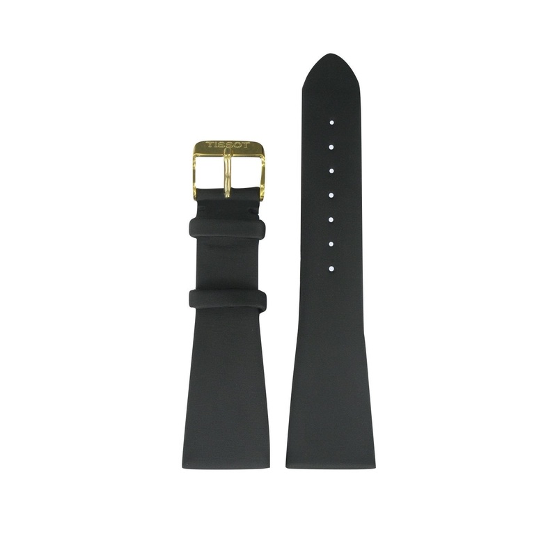 Tissot 26mm Nubya Black Textile Strap Black