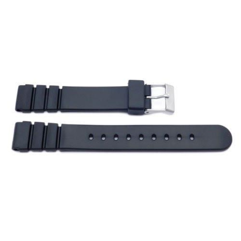 Black Casio Style 14mm Watch Band P3010 Black