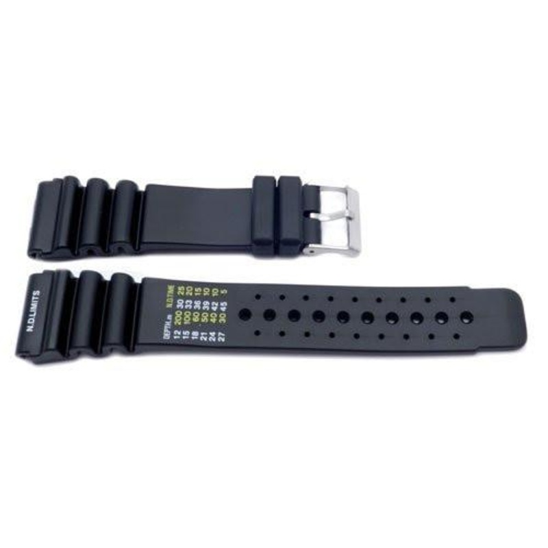 Black Citizen Style Resin Watch Band P3083 Black
