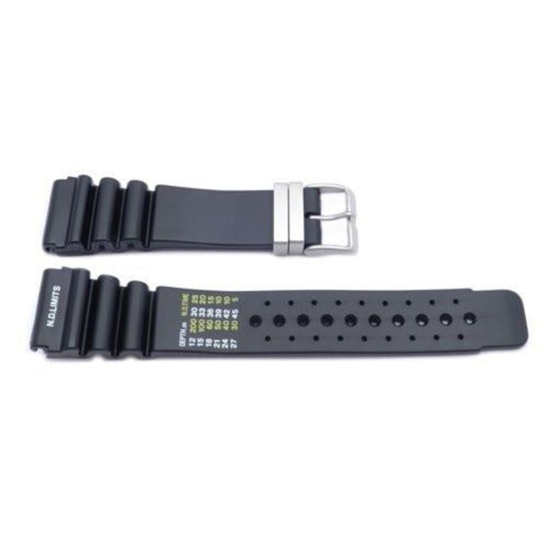 Black Citizen Style Resin Watch Strap P3084 Black