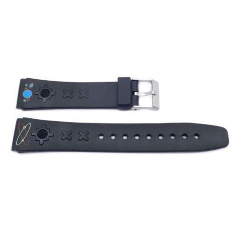 Black Planet Design 20mm Watch Band P3069 Black