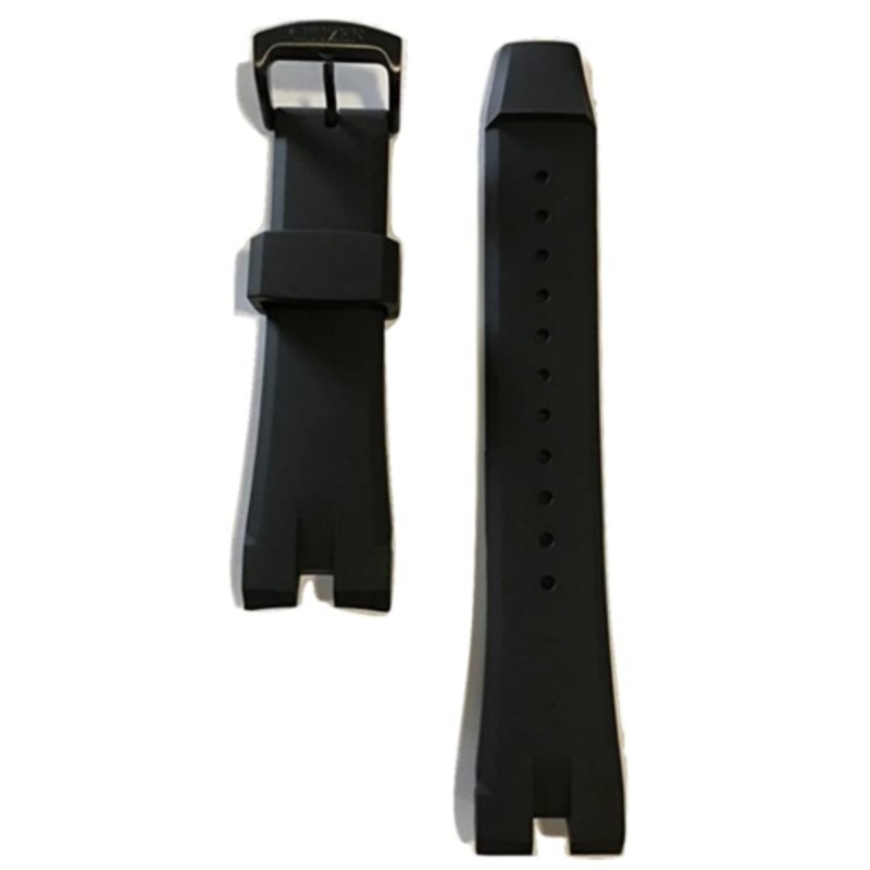 24mm Black Rubber Strap For Citizen Ecosphere Black