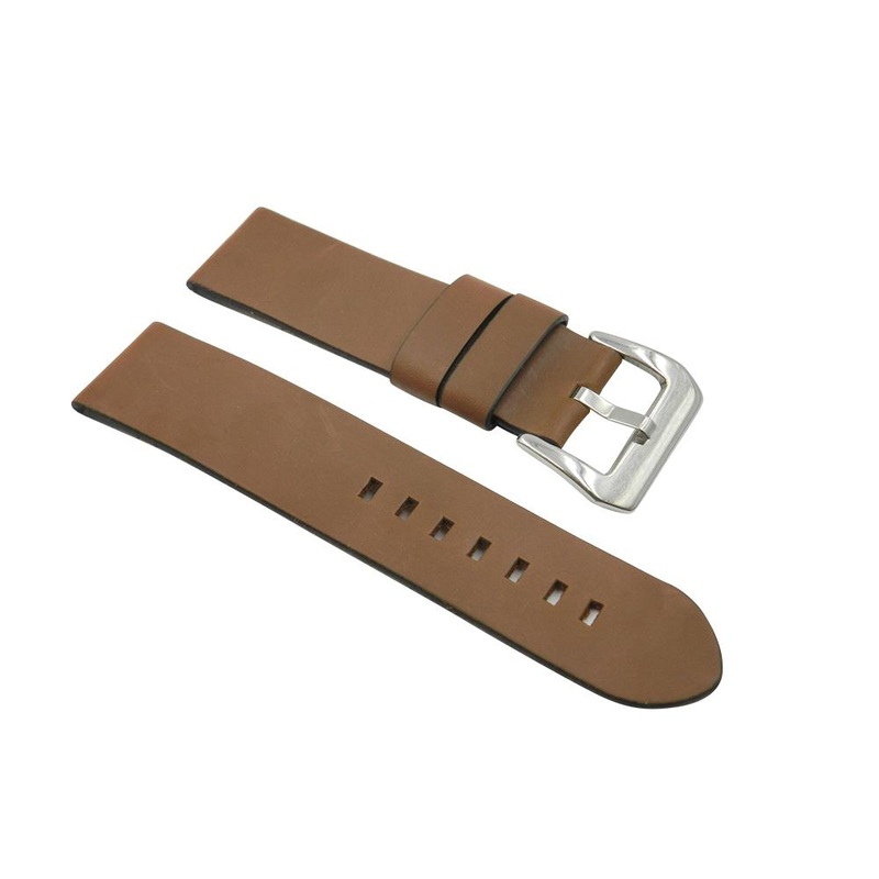 Wide Soft Leather Tan Strap Tan